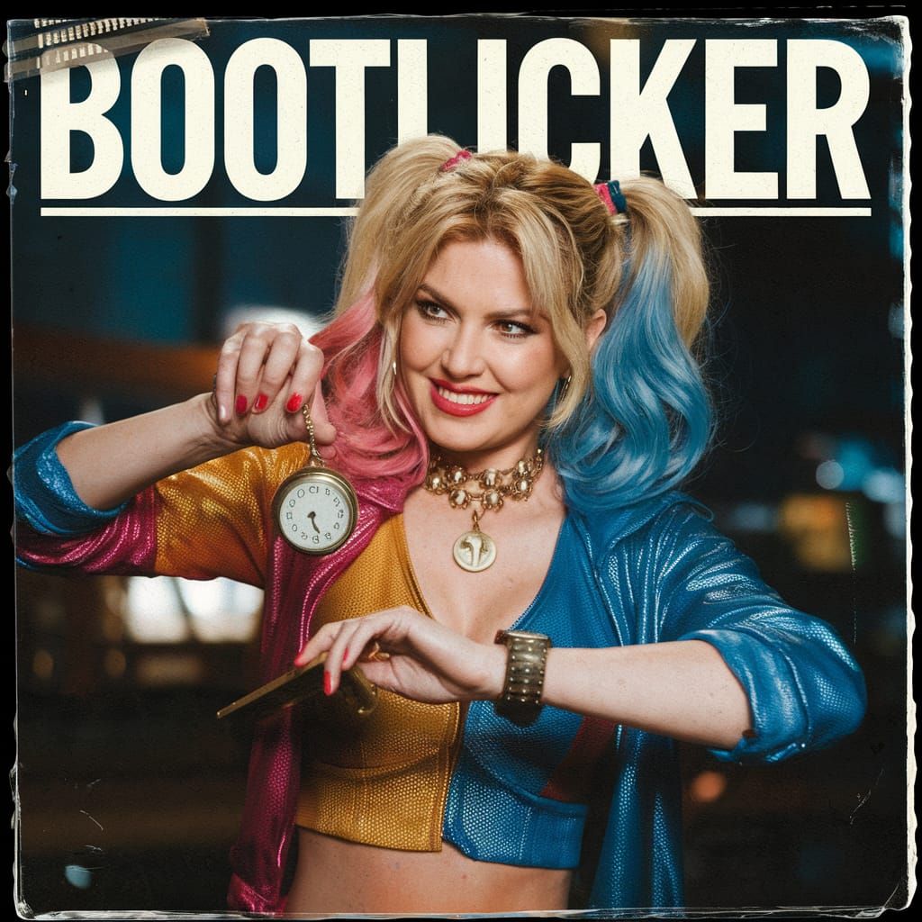 Shania Twain as Harley Quinn on Bootlicker Magazine Cover in...