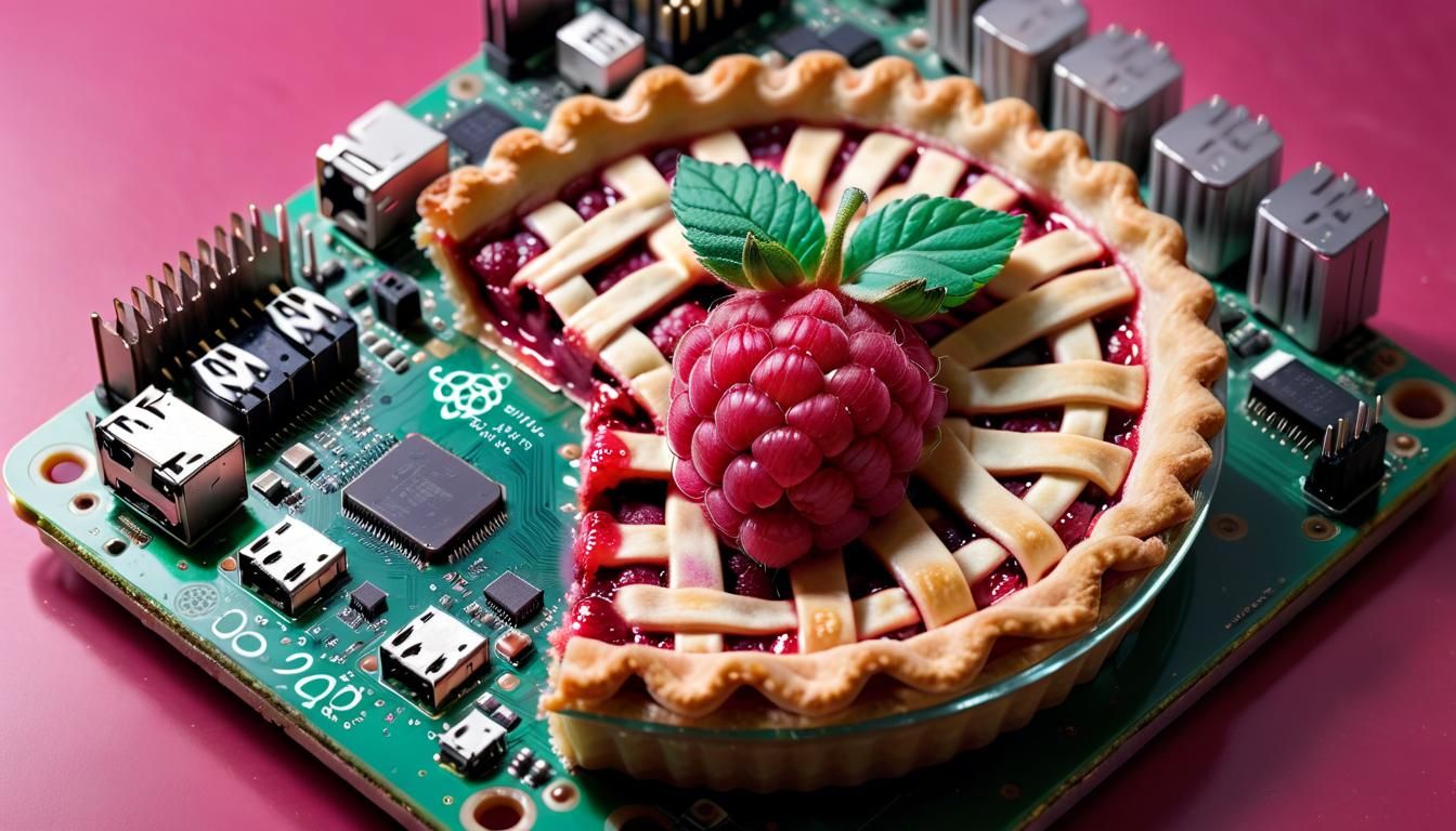 Raspberry Pie on a Raspberry Pi calculating π