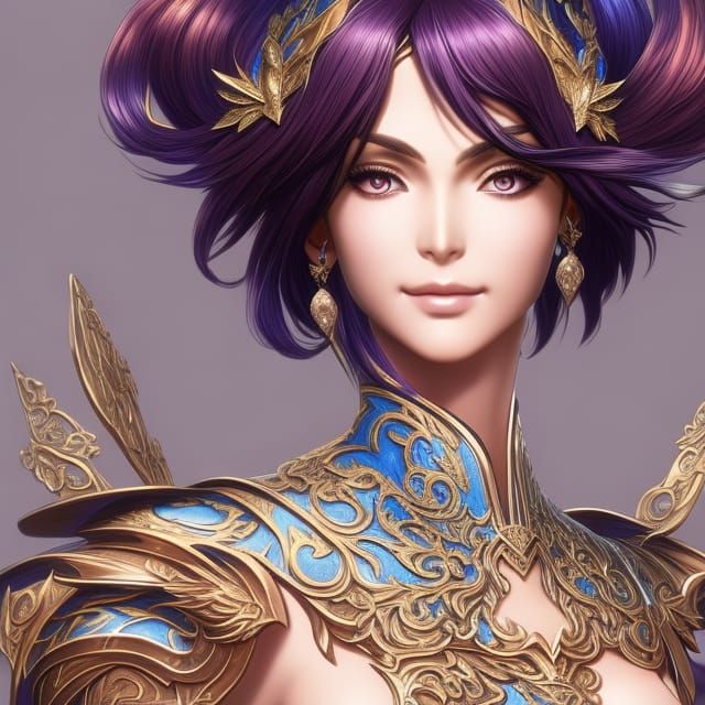 Hyperdetailed Portrait with Volumetric Lighting