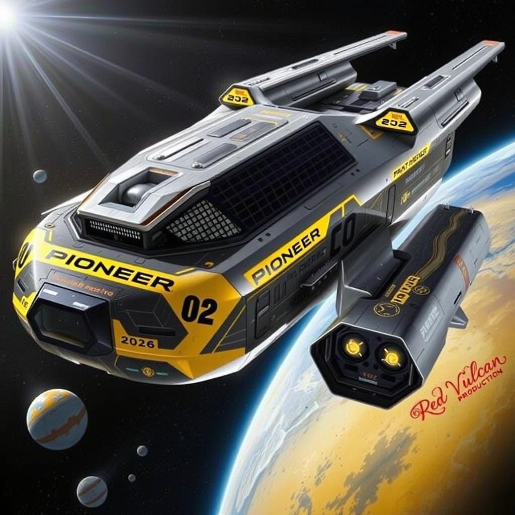 Space shuttle Pioneer 02 - flux redux.