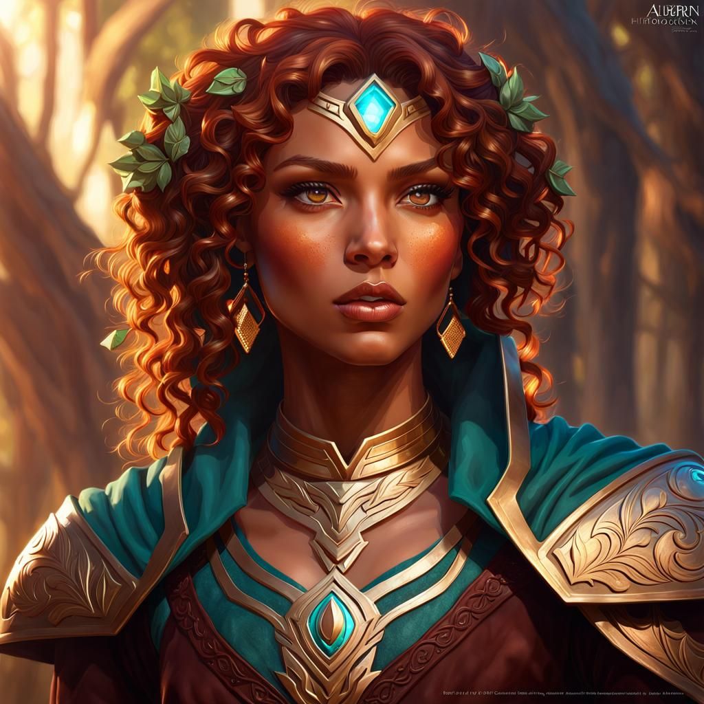 female half elf sorcerer