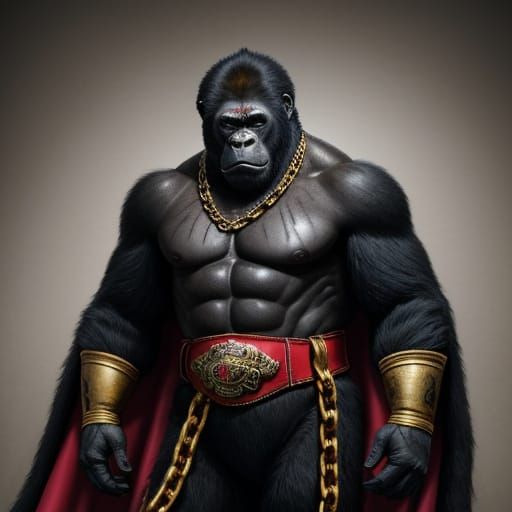 Circus Strongman Gorilla: The Brooding Beast