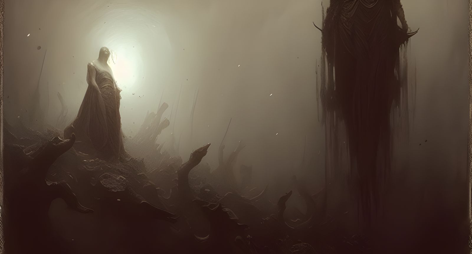 Sinister Horror in Barren Immensity