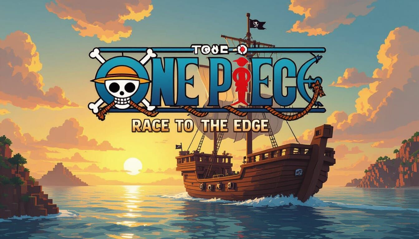 Minecraft One Piece Logo: Race To The Edge