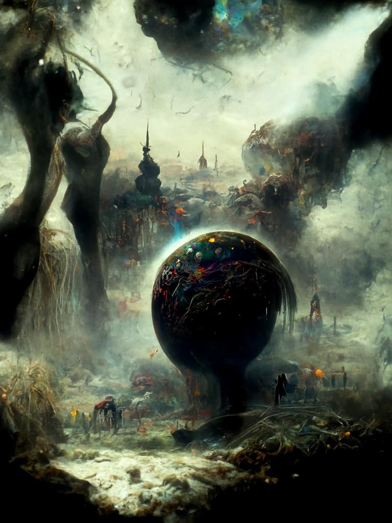 Cosmic Planet Earth: Hyperrealistic Digital Art