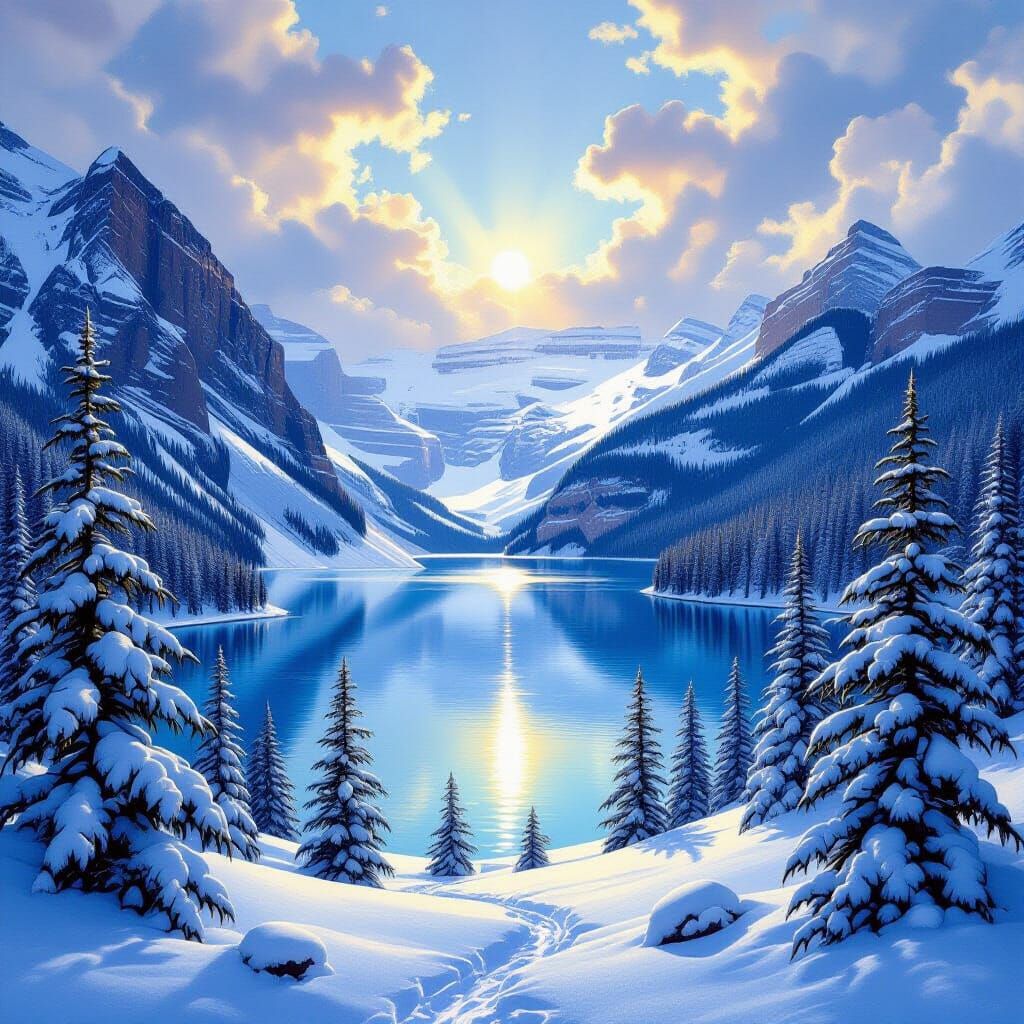 Banff National Park: Lake Louise in Winter