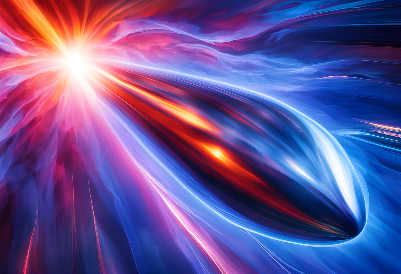 Cyberpunk Vortex Conical Cylinder in Motion