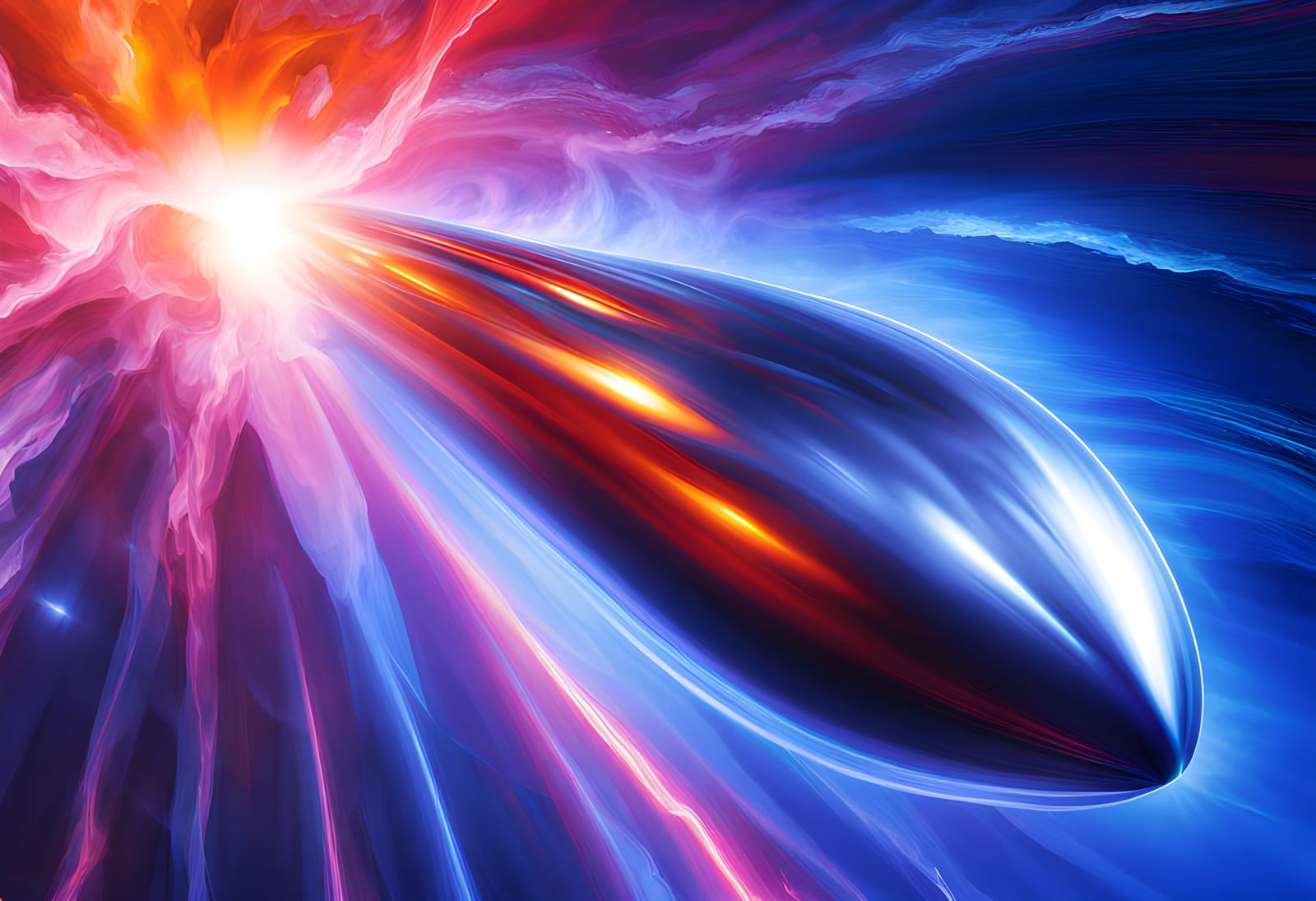 Stunning Conical Cylinder in a Cosmic Vortex