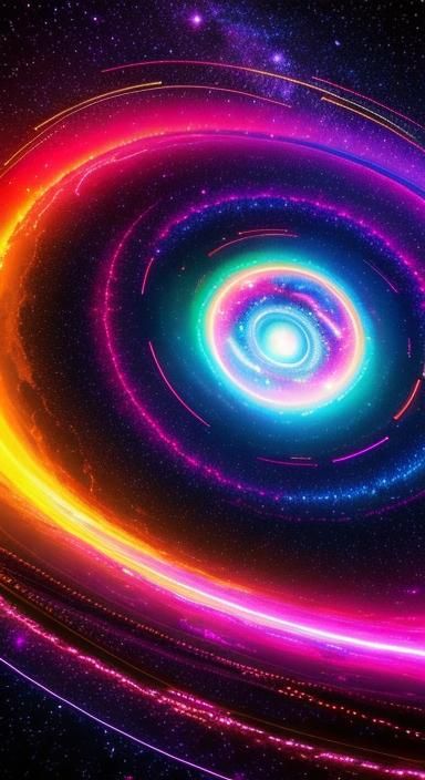 Cosmic Peace Train Soars Through a Dreamy Sunset in Vibrant,...