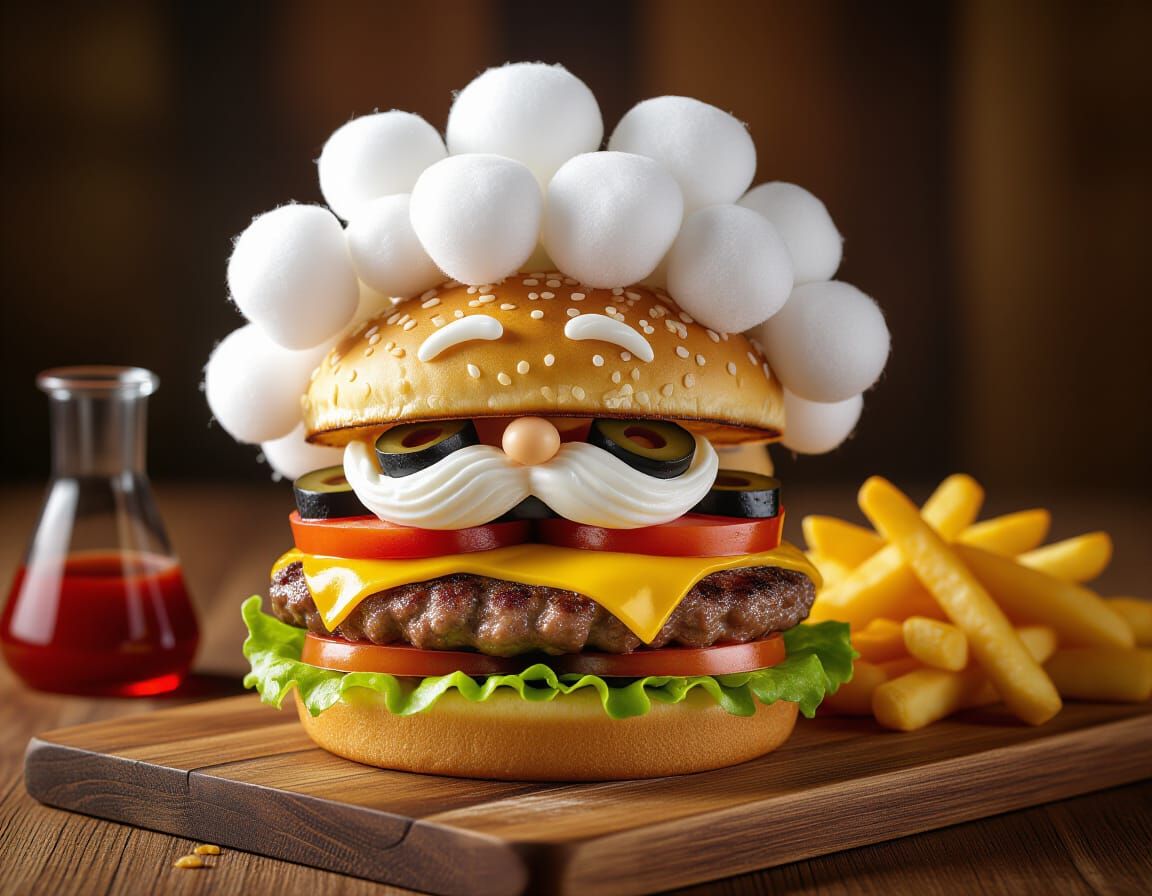 Einstein Burger: Gourmet Food Photography