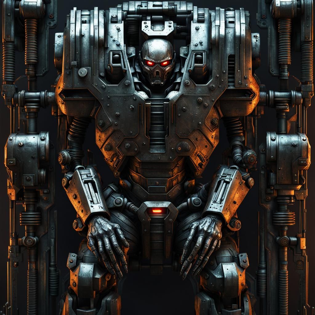 evil armored mech