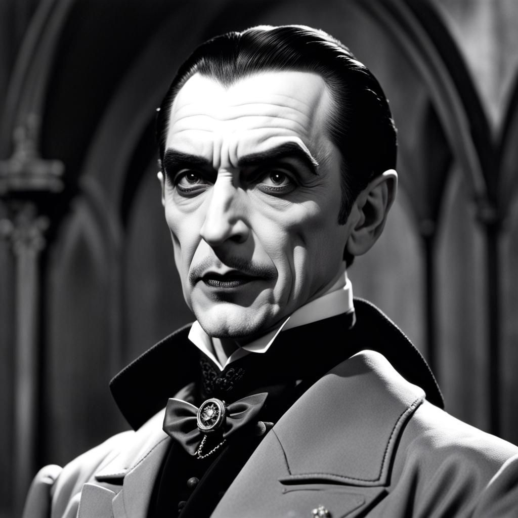 Steampunk Dracula in Twilight Portrait