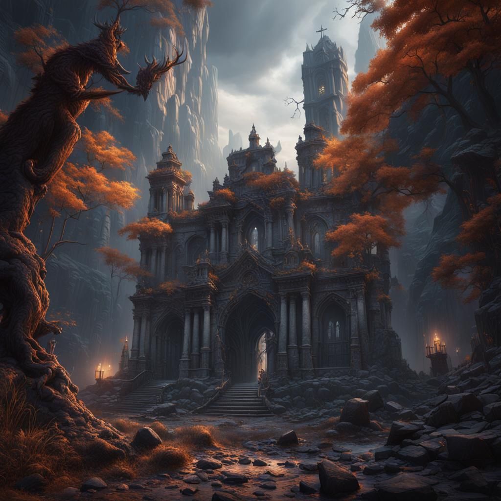 Ash Wednesday Fantasy Concept Art in Deep Color