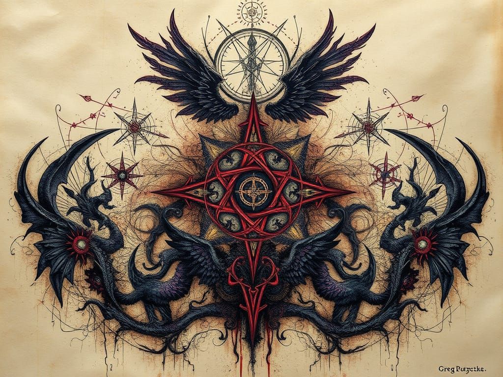 Holographic Chaos Magick Hypersigils in Spectral Ink