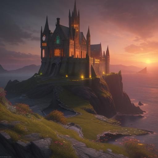 Ireland Sunset: Detailed Matte Painting in Unreal Engine