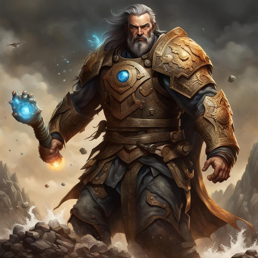 Tellus, Lord of the Earth in Stone Armor