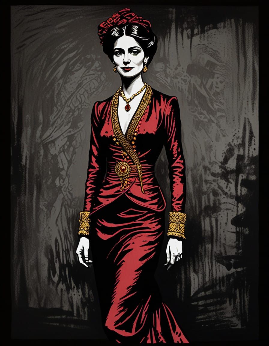 Hyperdetailed Portrait of a Seductive Spy in a Playful Smile