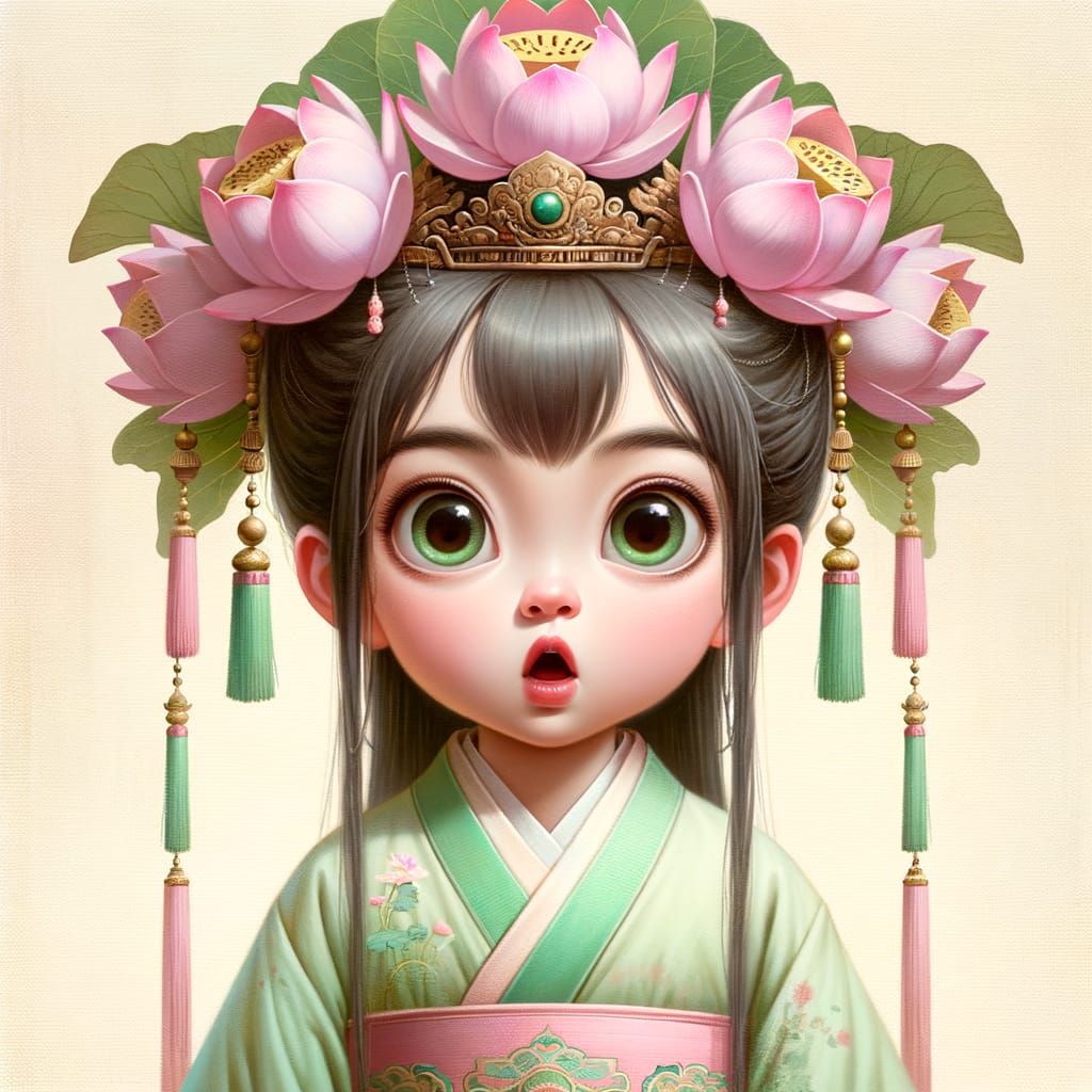 Young Girl's Surprising Royal Coronation in Hanfu