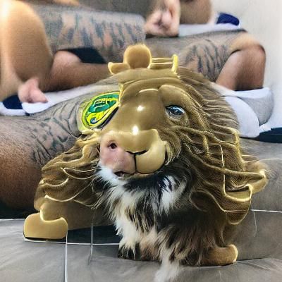 Majestic Lion Generated by AI