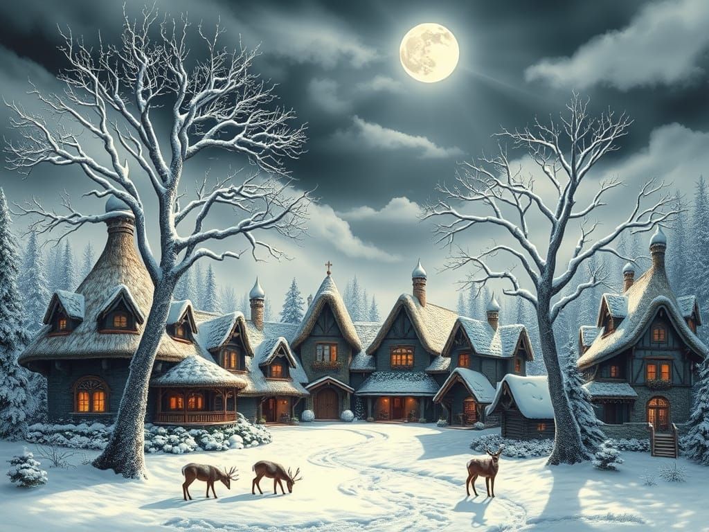 fairy-tale winter mood