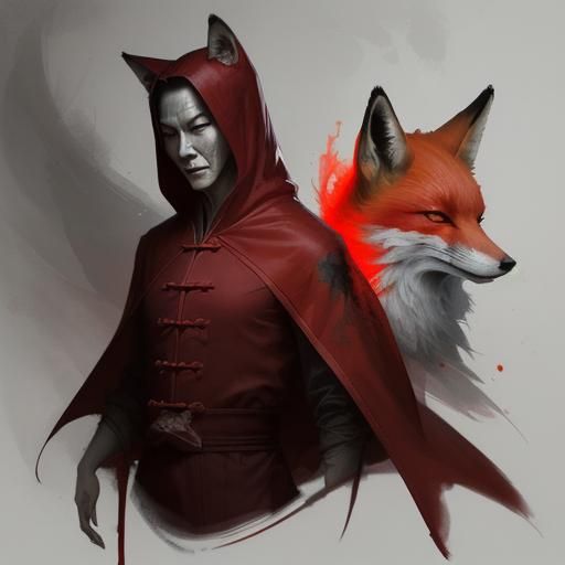 Sinister Chinese Ghost and Fox