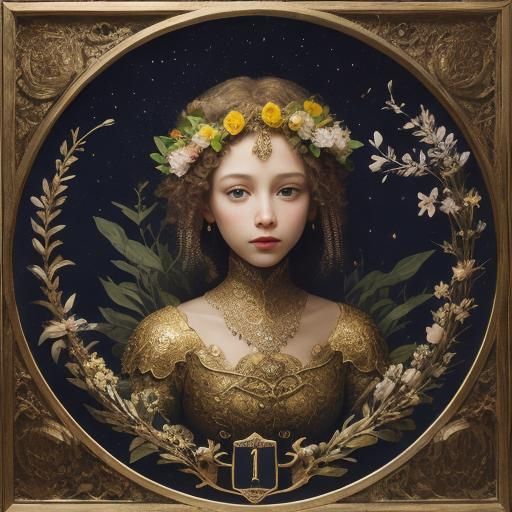 Nautilus Curves with Facial Features in 3D CGI