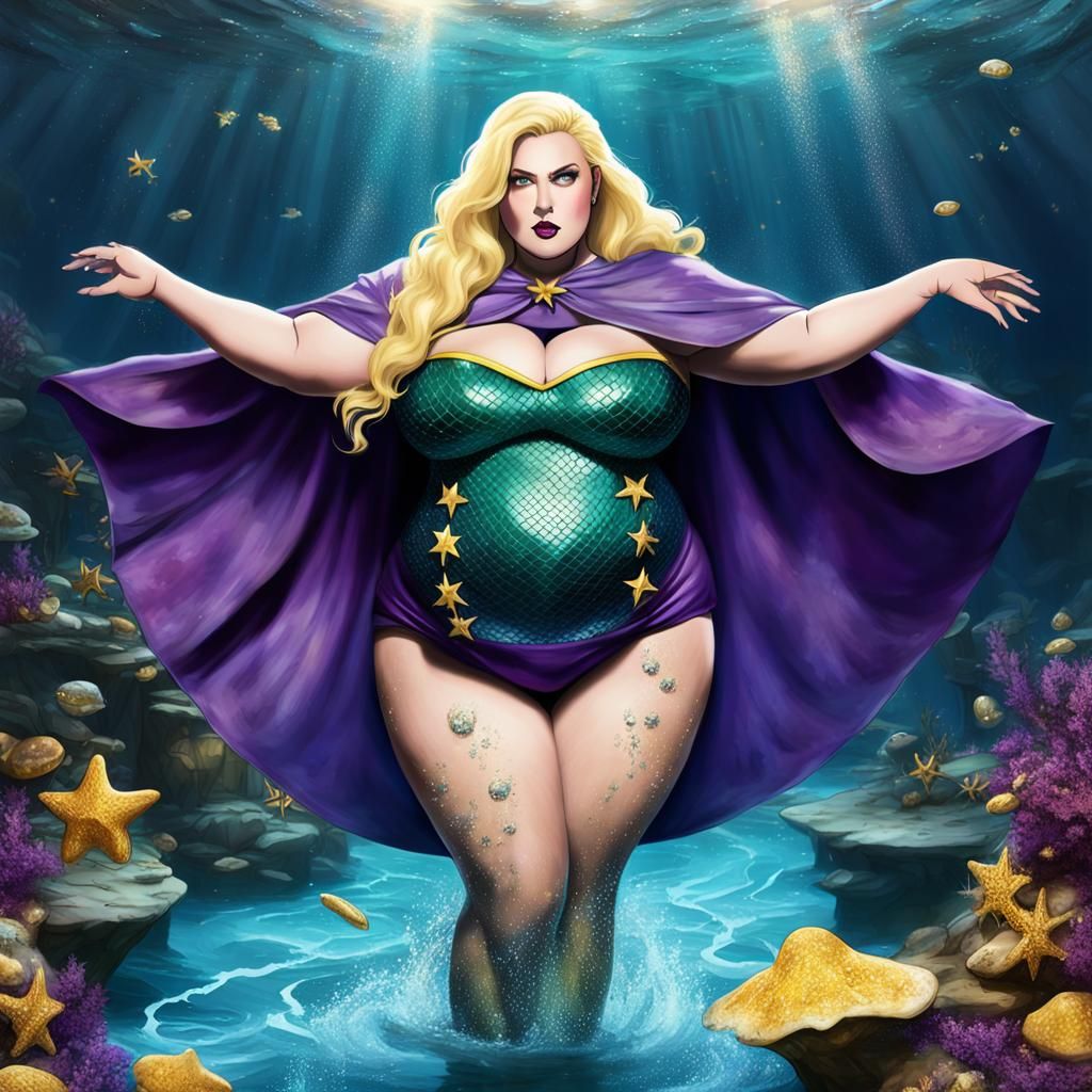 Supergoddess Rescues Plus-Size Mermaid in Dystopian Peninsul...