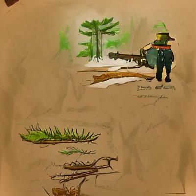 Pine Barrens Forest Ranger Concept Art