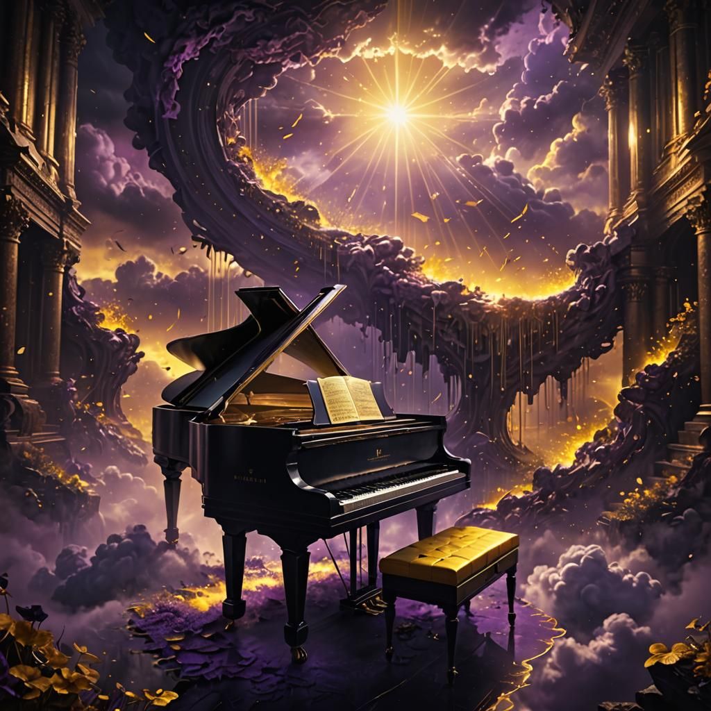 Ethereal Dark Fantasy Piano Sheet Music