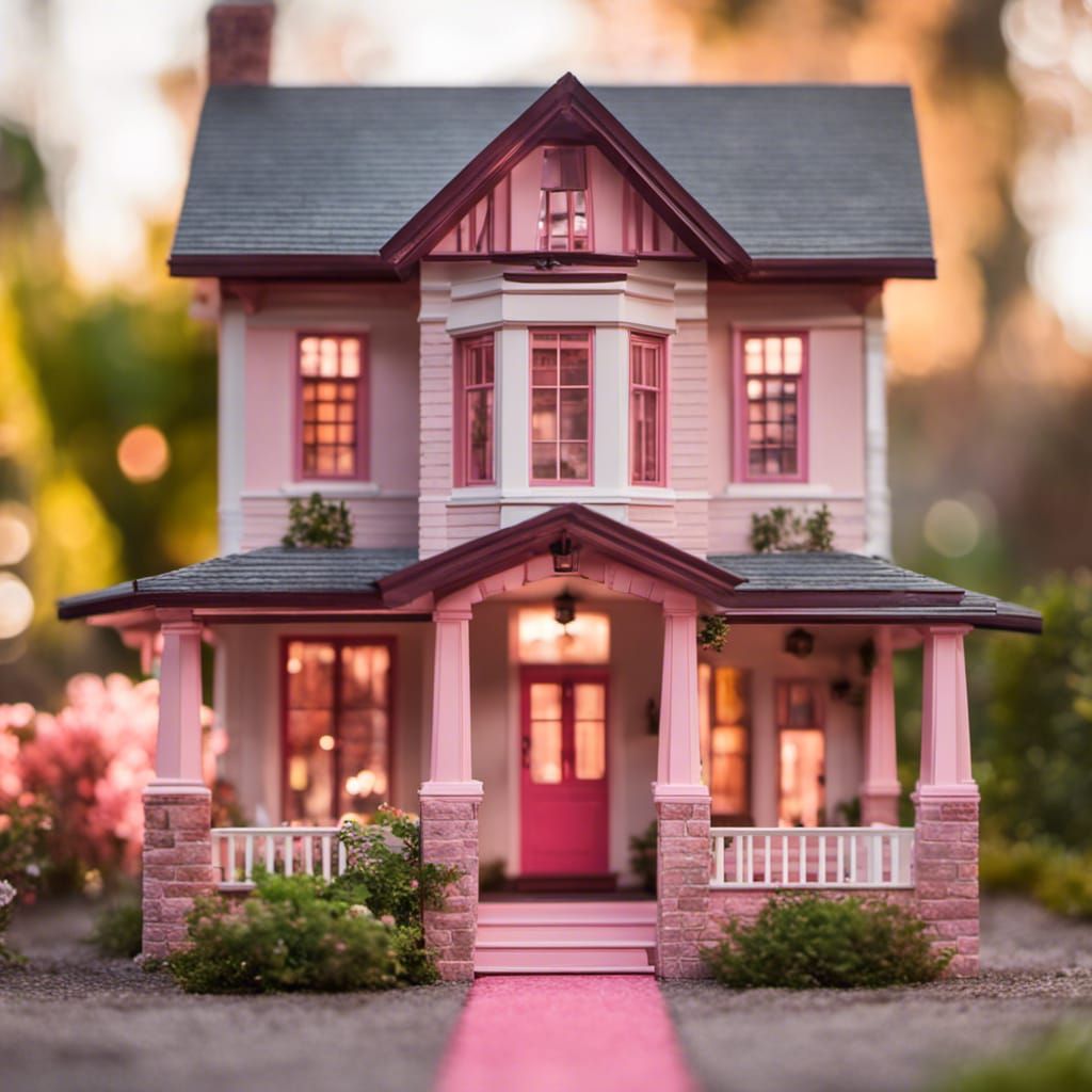 Pink Barbie Dream House: Craftsman Bungalow Photo