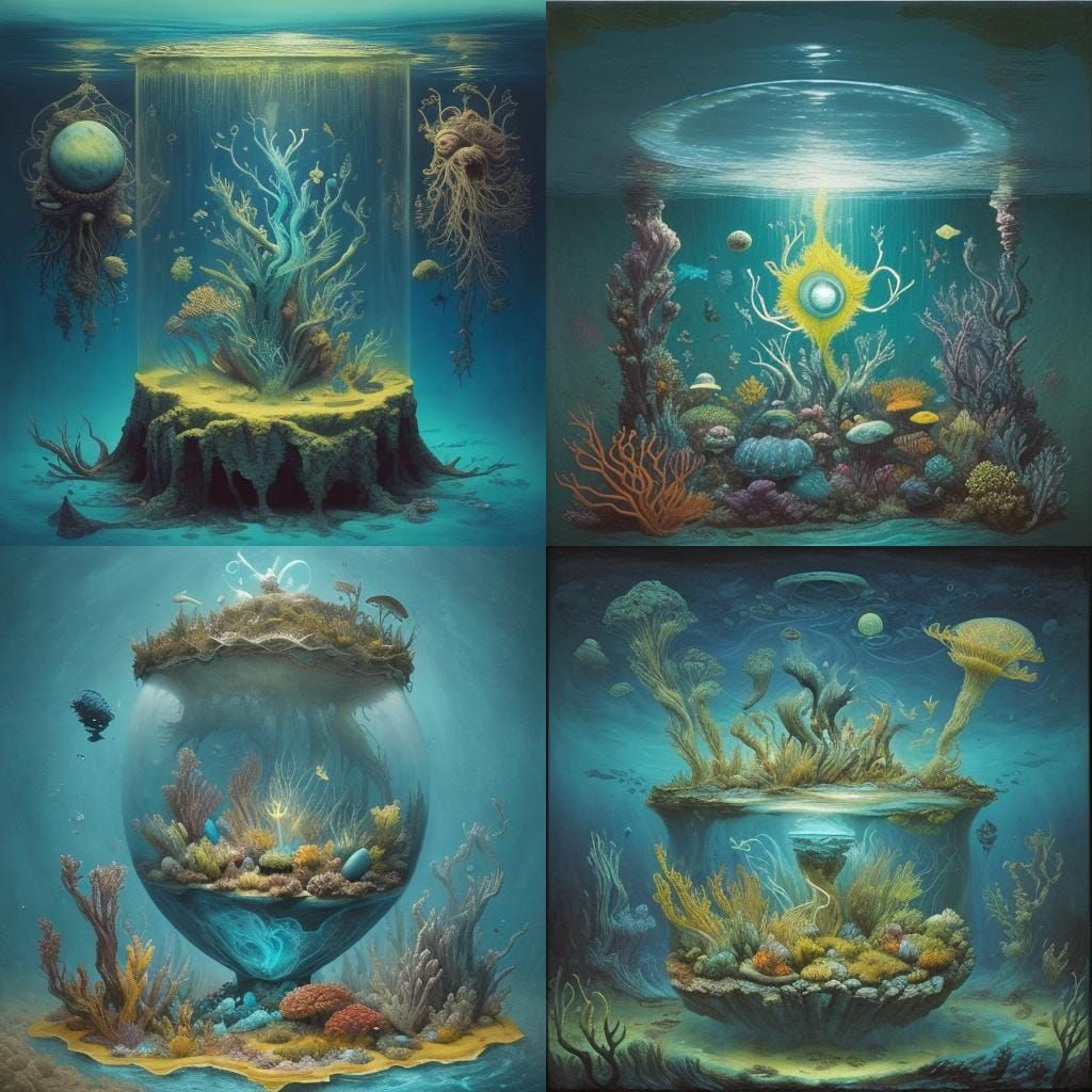 Surreal Underwater Ecosystem—AbsoluteReality v1.8.1
