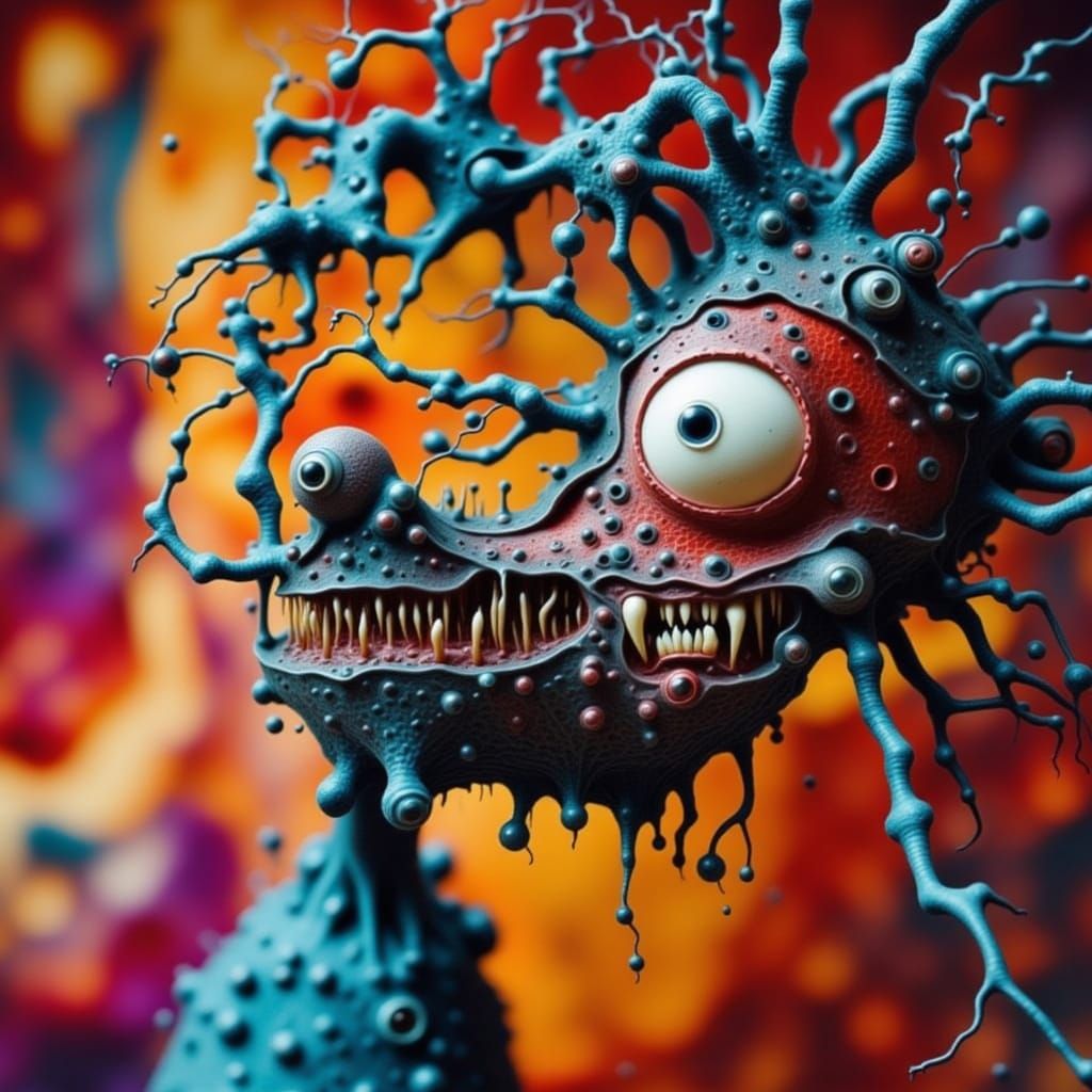 Eldritch Gothic Homunculus in Steamer Trunk