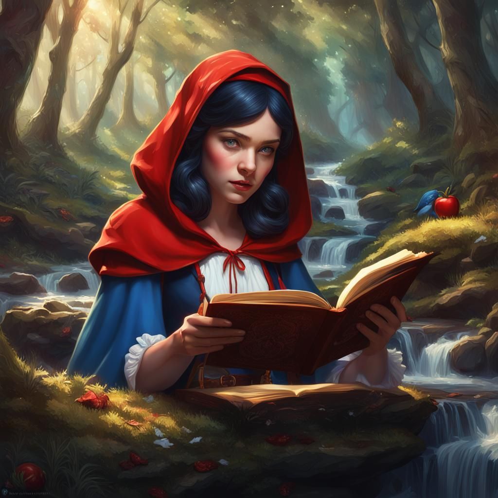 Snow White and Red Riding Hood Portrait