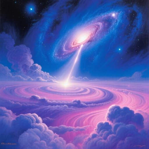 Vibrant Cosmic Clouds in Deep Space