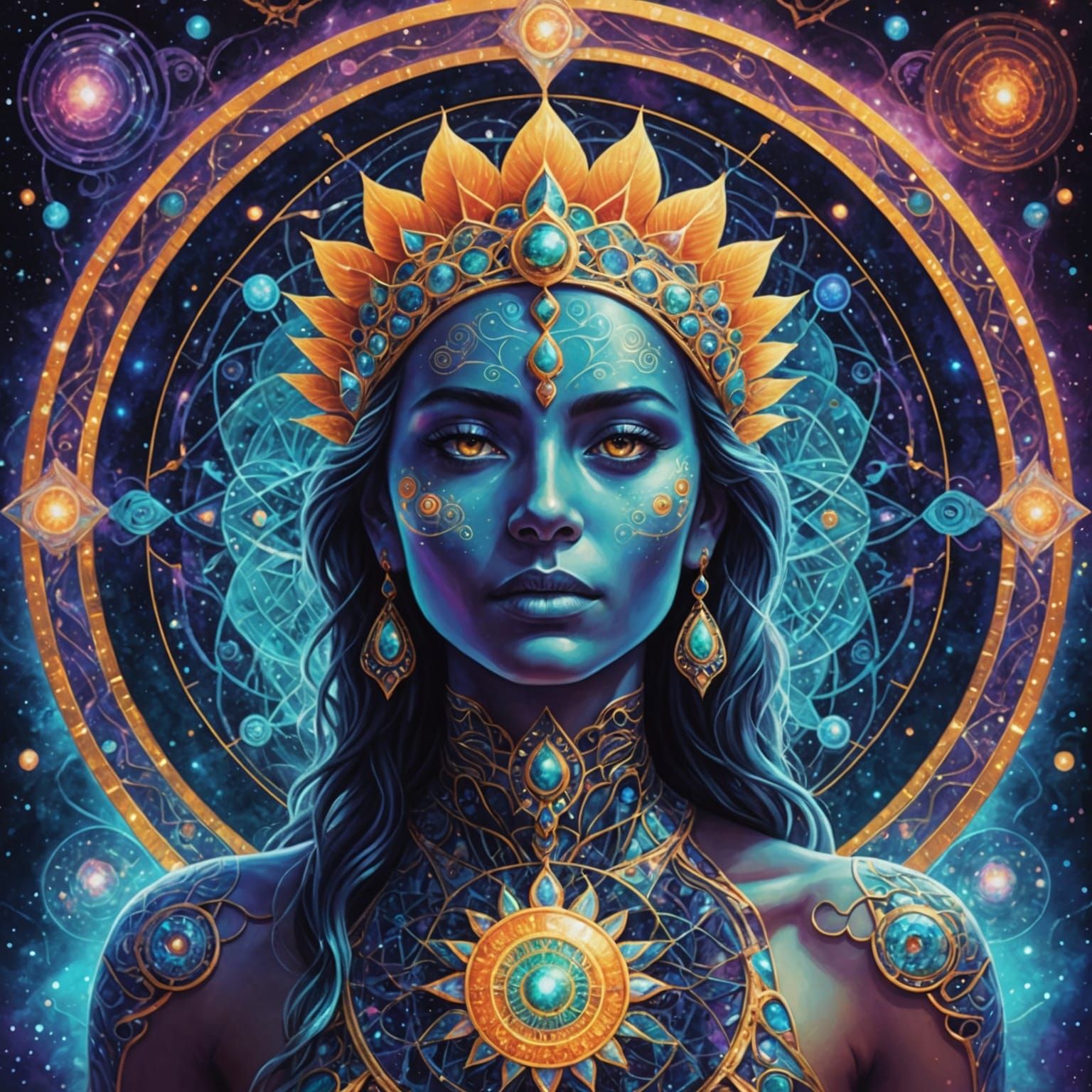 Chakra Alignment and Third Eye Opening in Astral Art