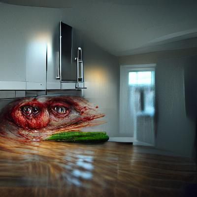 Eerie Shadow Figure in the Darkness