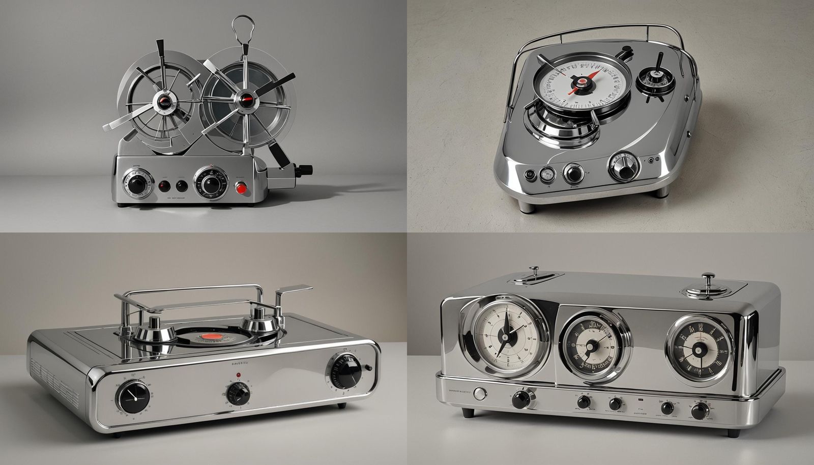 Chrome-Plated 1950s Marvel: A Matte Painting