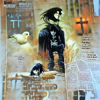Gothic Comic Art Inspired by Sandman and The Crow