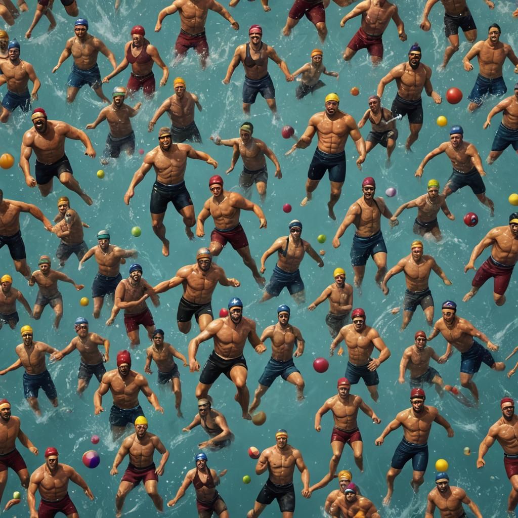 Vegemite Speedo Swimmers: Detailed Fantasy Concept Art