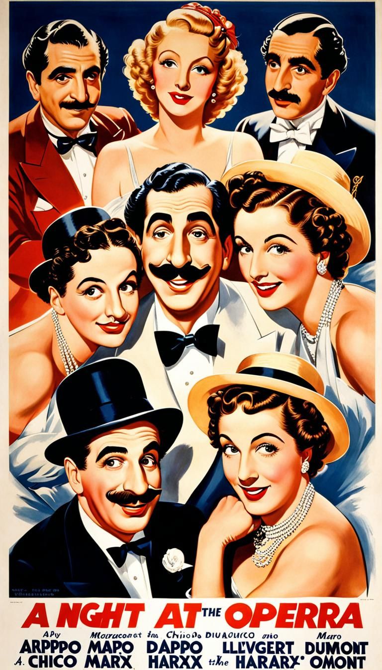 The Marx Brothers movie poster