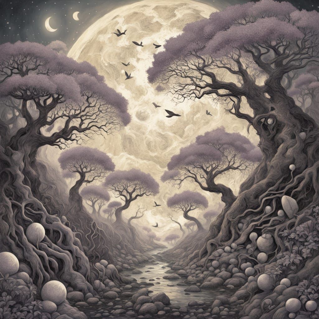 Cosmic Goddesses in Dramatic Sun and Moon Capture