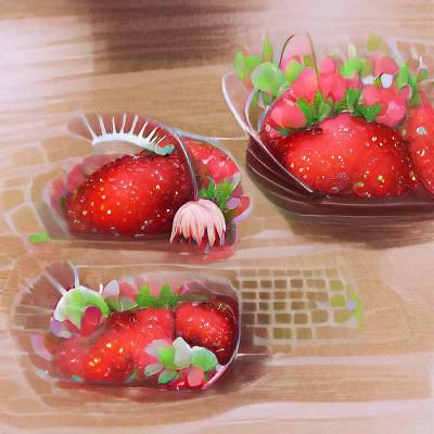 Delicious Fresh Strawberries: An AI-Generated Image