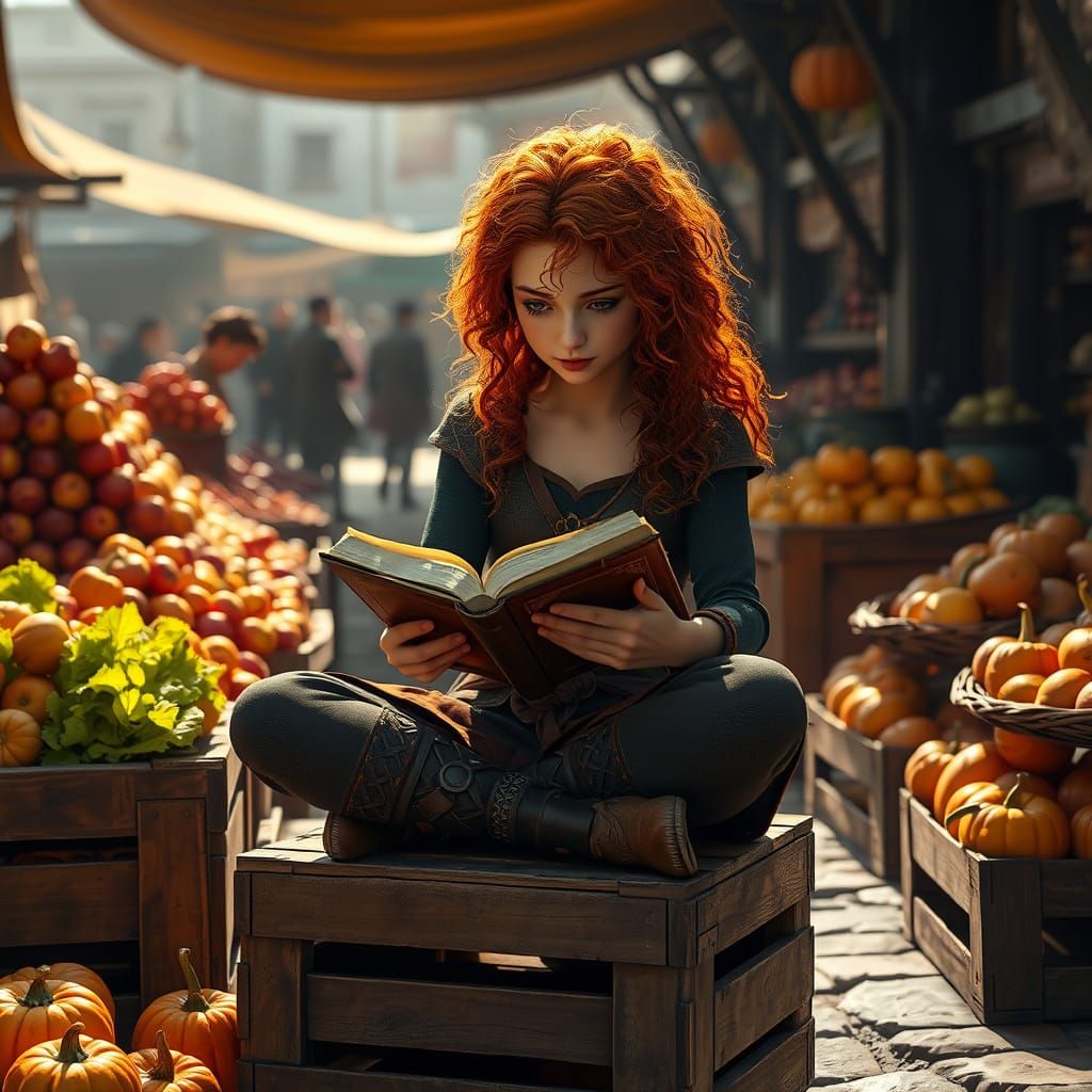 Royal Moment of Solace in the Market