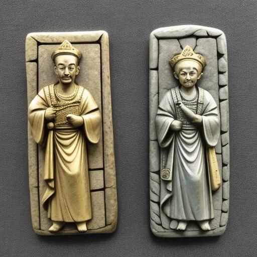 Stone Golems in Love: A Traditional Depiction