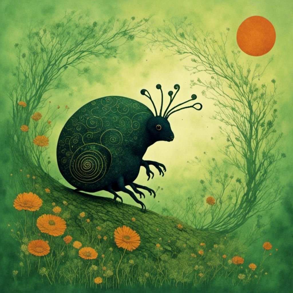 Harmonic Blend of Cicada Song and Tawny Styles