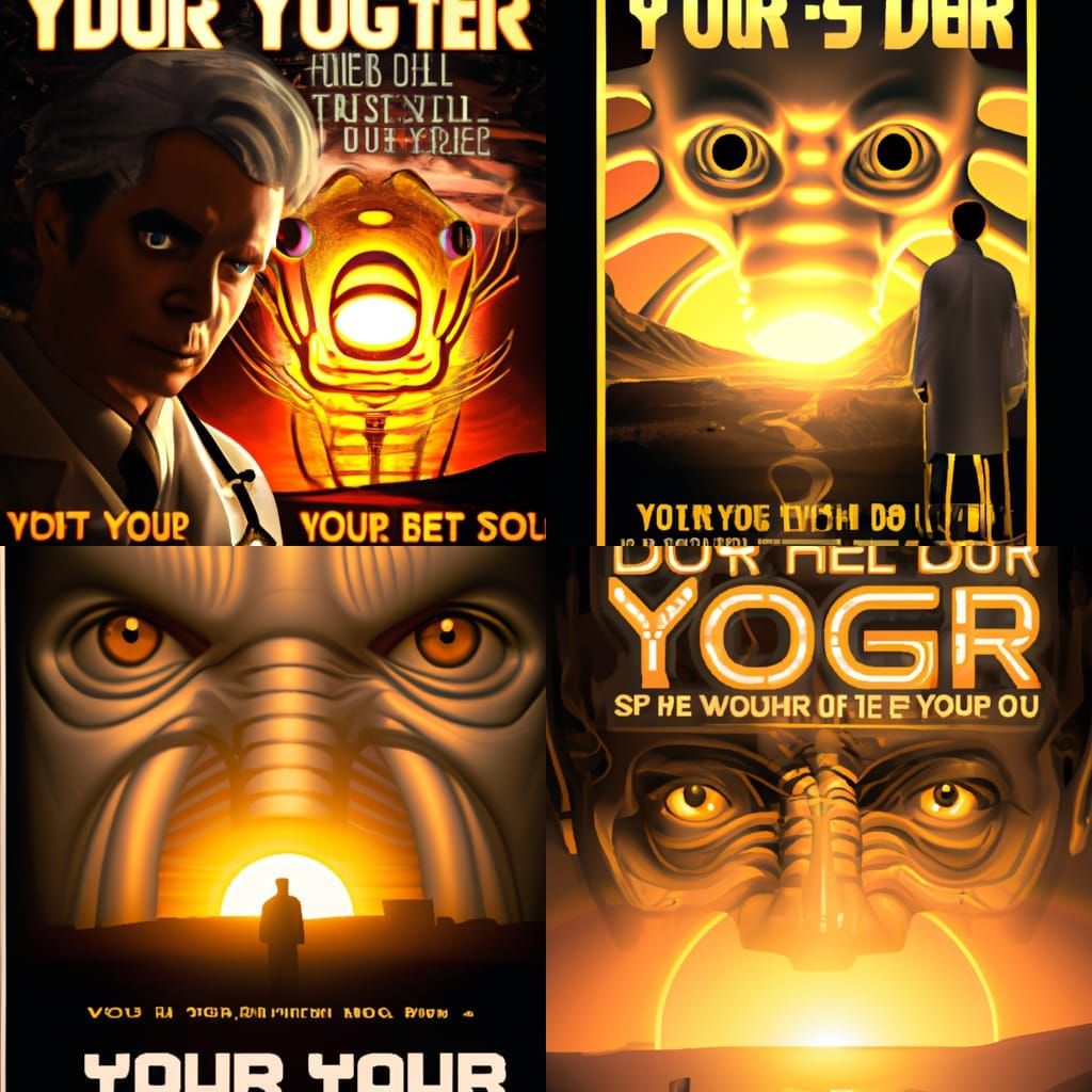 Surreal Space Doctor Visit Movie Poster