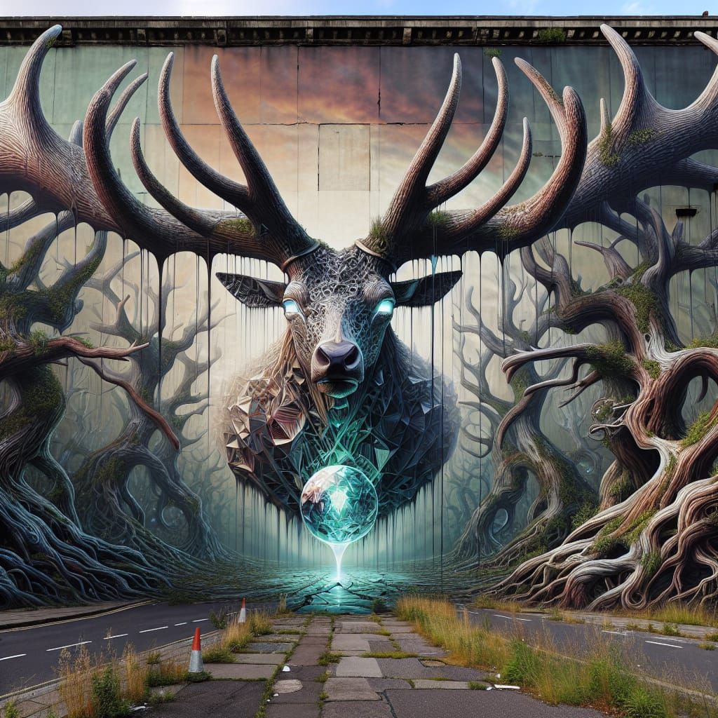 Spirit of the forest guardian