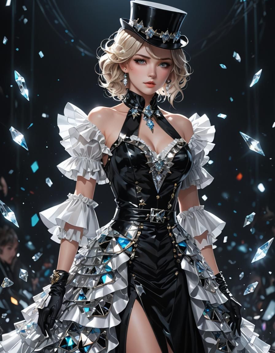 Ringmaster in Shattered Glass Style, 3D Anime Art