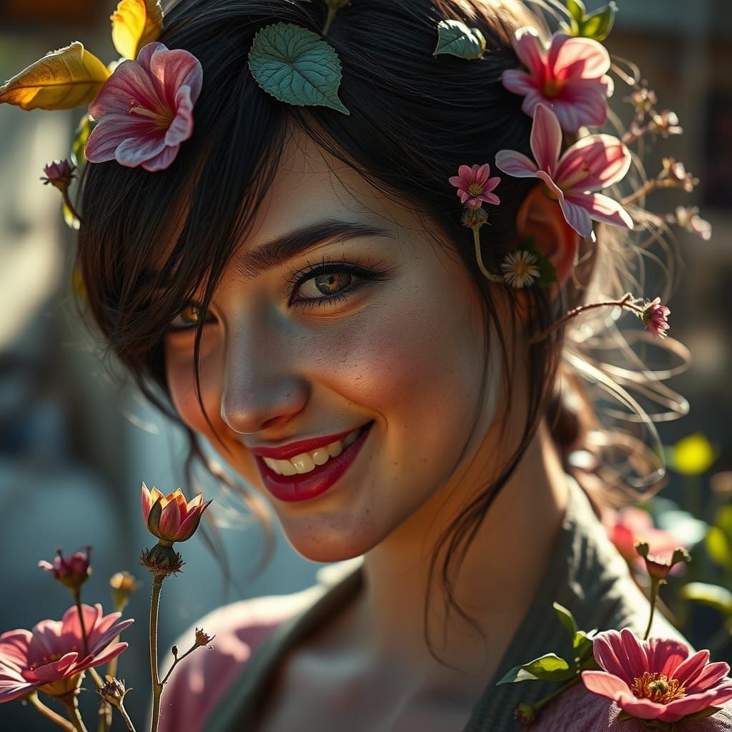 Botanist Goddess Blooms with Verdant Majesty