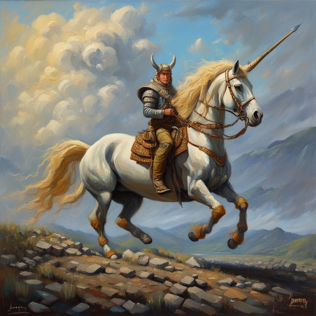 Aricorn in Oil Painting Style